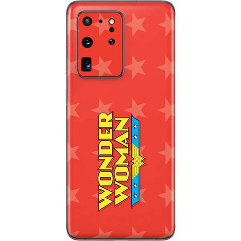 DC Comics Wonder Woman Logo Galaxy S20 Ultra 5G Skin